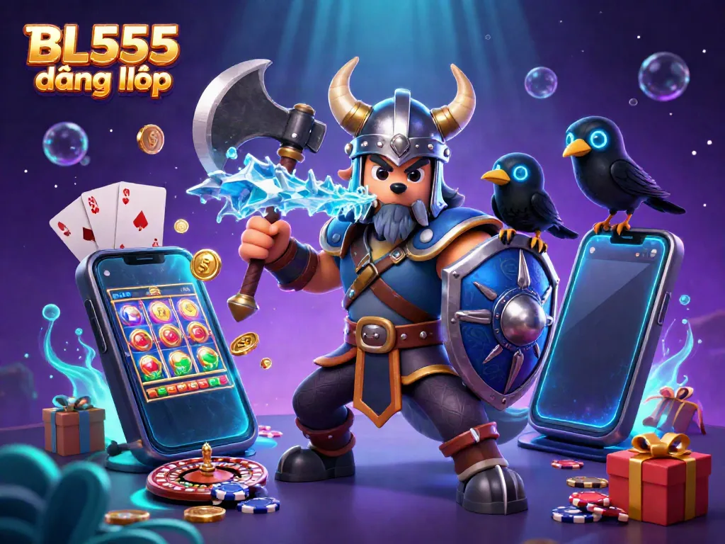 Engage with exciting gameplay in BL555 đăng nhập, full of vibrant characters and casino elements.