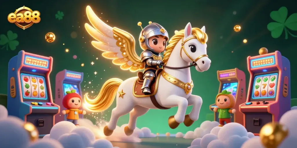 Engaging atmosphere with the ea88 themed casino scene featuring magical characters and gaming elements.