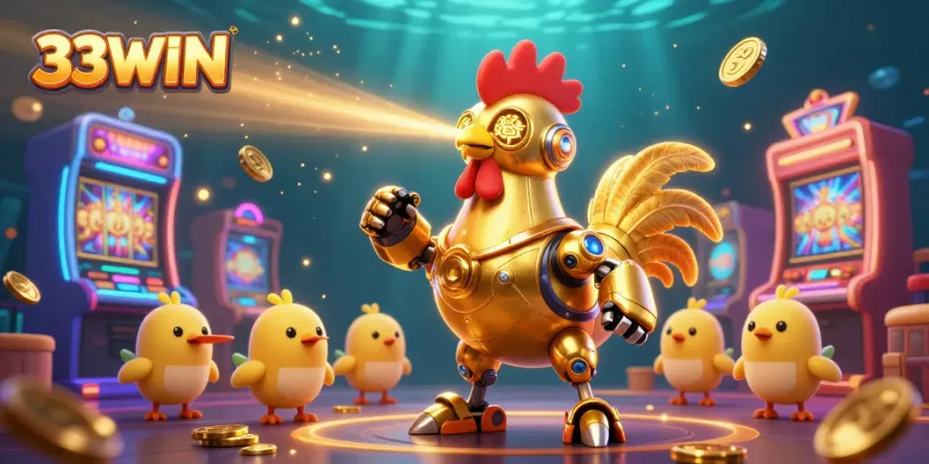 Chơi cá cược tại 33WIN với không gian sòng bạc sống động và dễ thương.