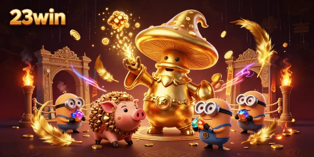 Experience the thrilling magic of 23win with our exciting games and golden treasures.