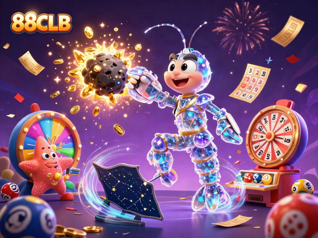 Join the excitement at 88CLB with vibrant casino illustrations igniting the gaming experience.