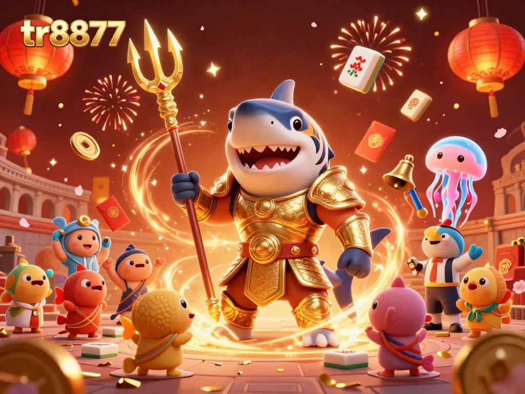 Engage with exclusive gaming excitement at tr8877, featuring vibrant underwater casino scene with unique characters.