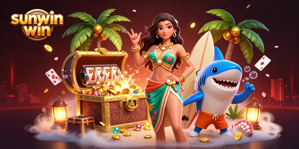 Experience exciting gameplay at sunwin win, featuring vibrant colors and dynamic casino elements.