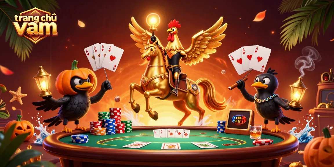 Experience the thrill at trang chủ vmax with a vibrant casino scene featuring unique characters.