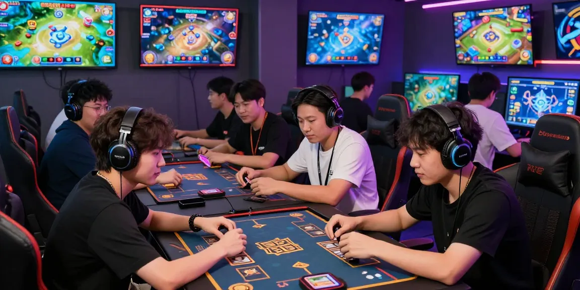 Players enjoying card games on 68gamebai in a vibrant digital gaming environment.