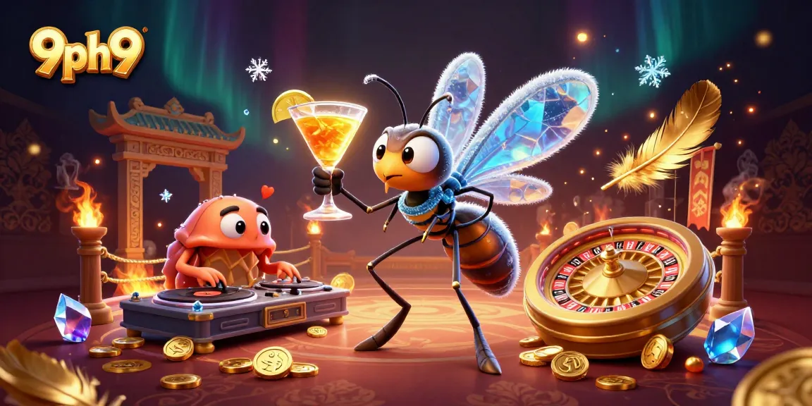 Experience the 9ph9 casino magic with dynamic characters and luxurious elements.