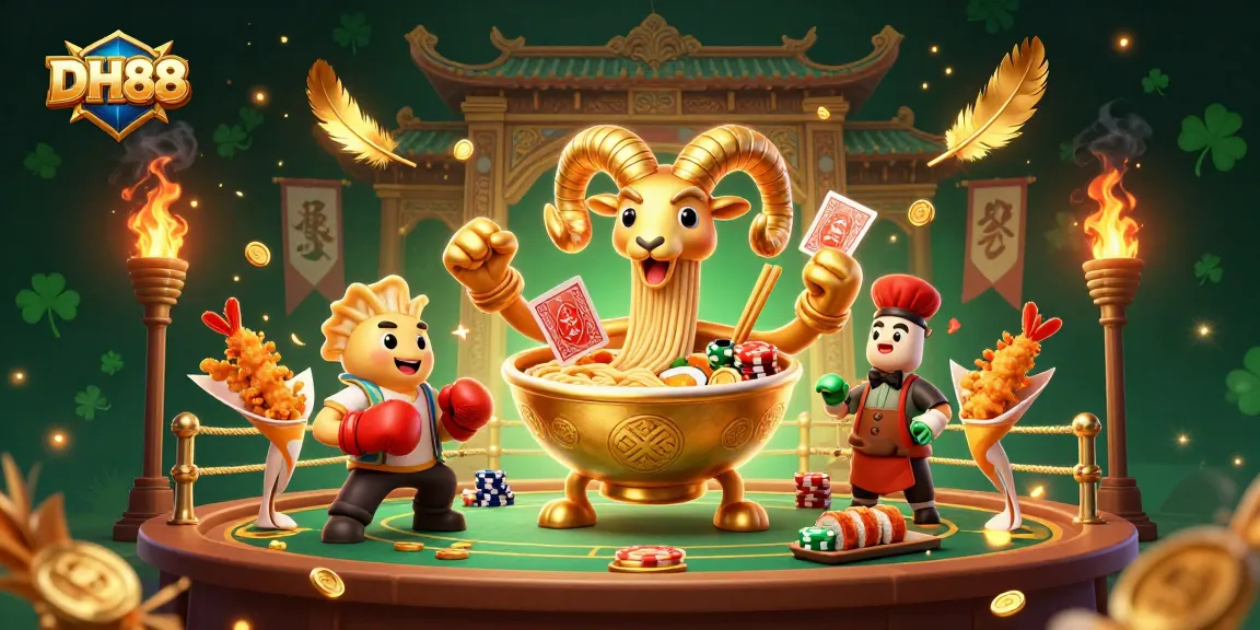 Engage in thrilling gameplay with DH88 featuring vibrant characters in a dynamic casino setting.