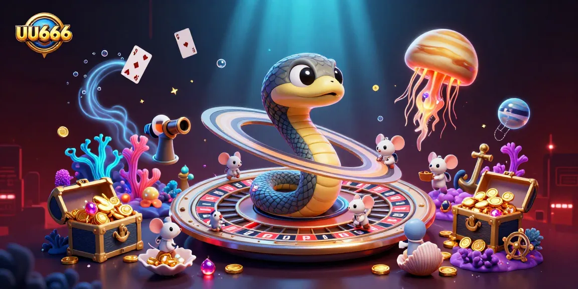 Experience the thrill of gambling at UU666, where players engage with dynamic cosmic casino elements.